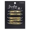 Inspirational Words Antique Gold Bar Connectors 5pc Charm Set